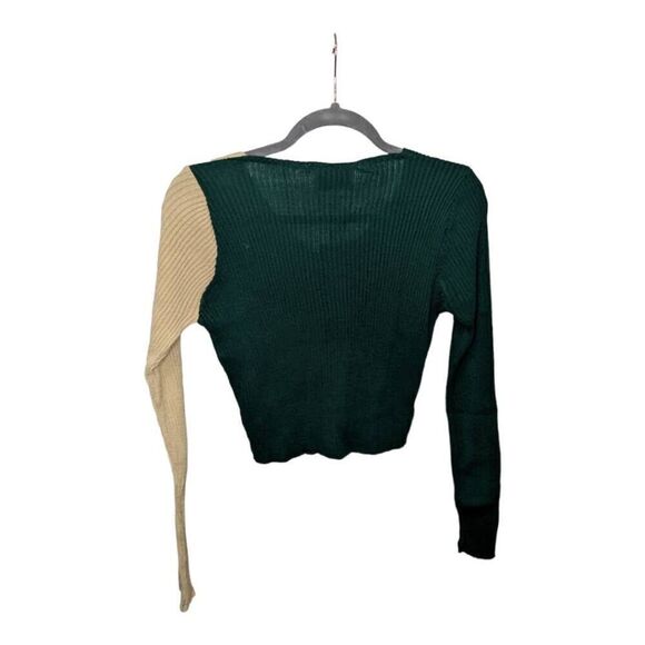 Daisy Street Color Blocked Button Up Top - Picture 2 of 7